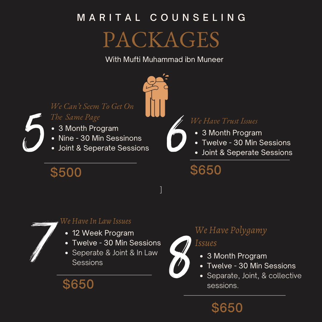 Marital Counseling Packages